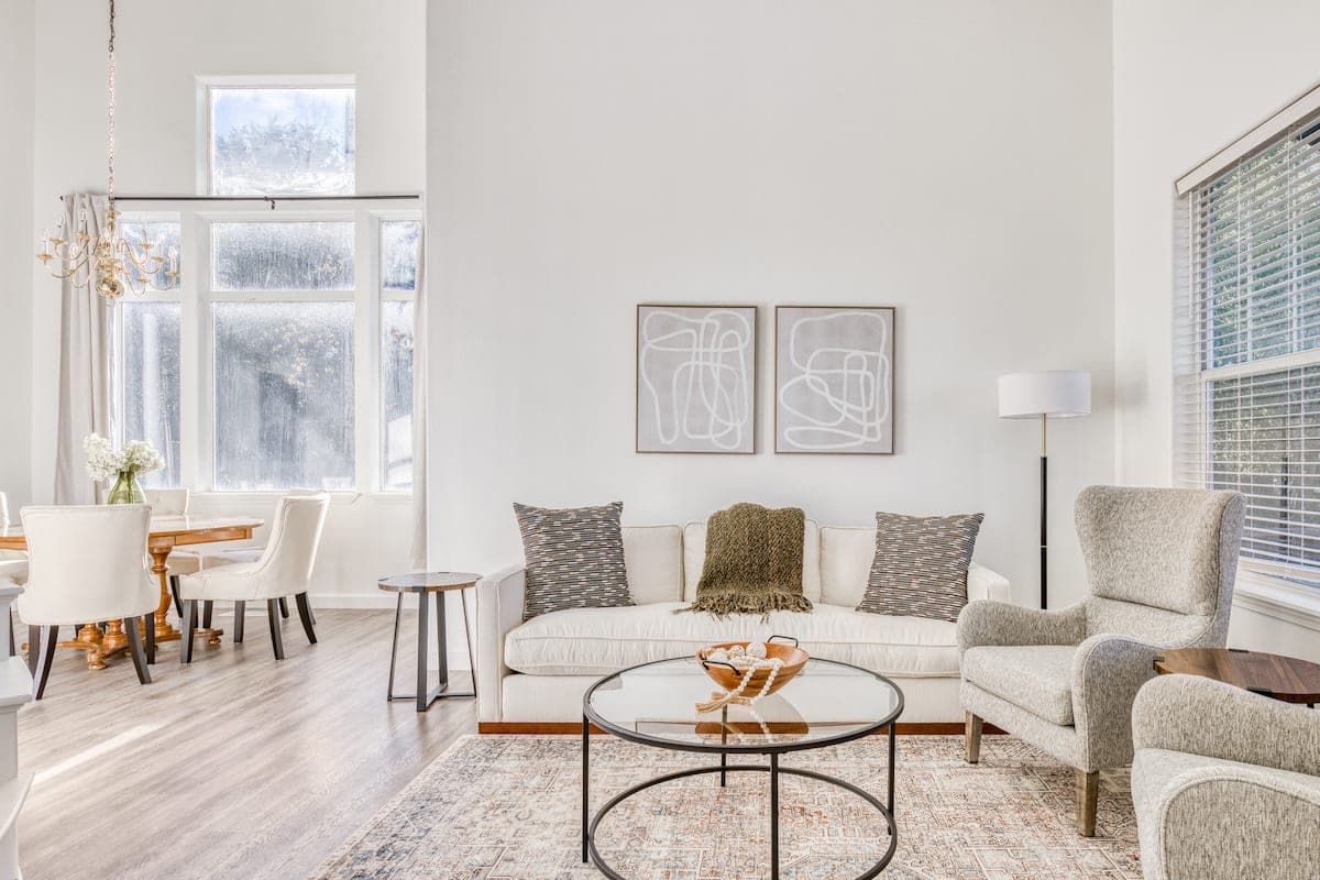Living room at Vancouver Midterm Home